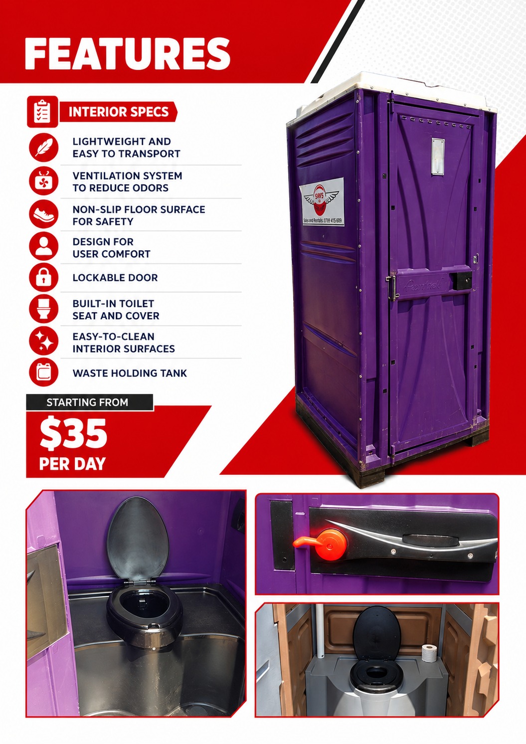 Mobile Toilet& VIP Toilet for Hire
